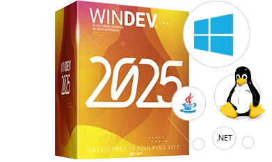 WINDEV vous permet de créer 10 fois plus vite toutes vos applications pour Windows, Linux et Mac